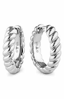 DEVATA Rope Hoop Earrings