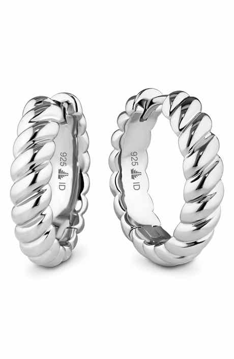 DEVATA Rope Hoop Earrings