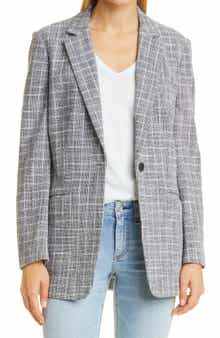 rag & bone Deconstructed Check Blazer