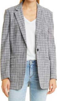 rag & bone Deconstructed Check Blazer