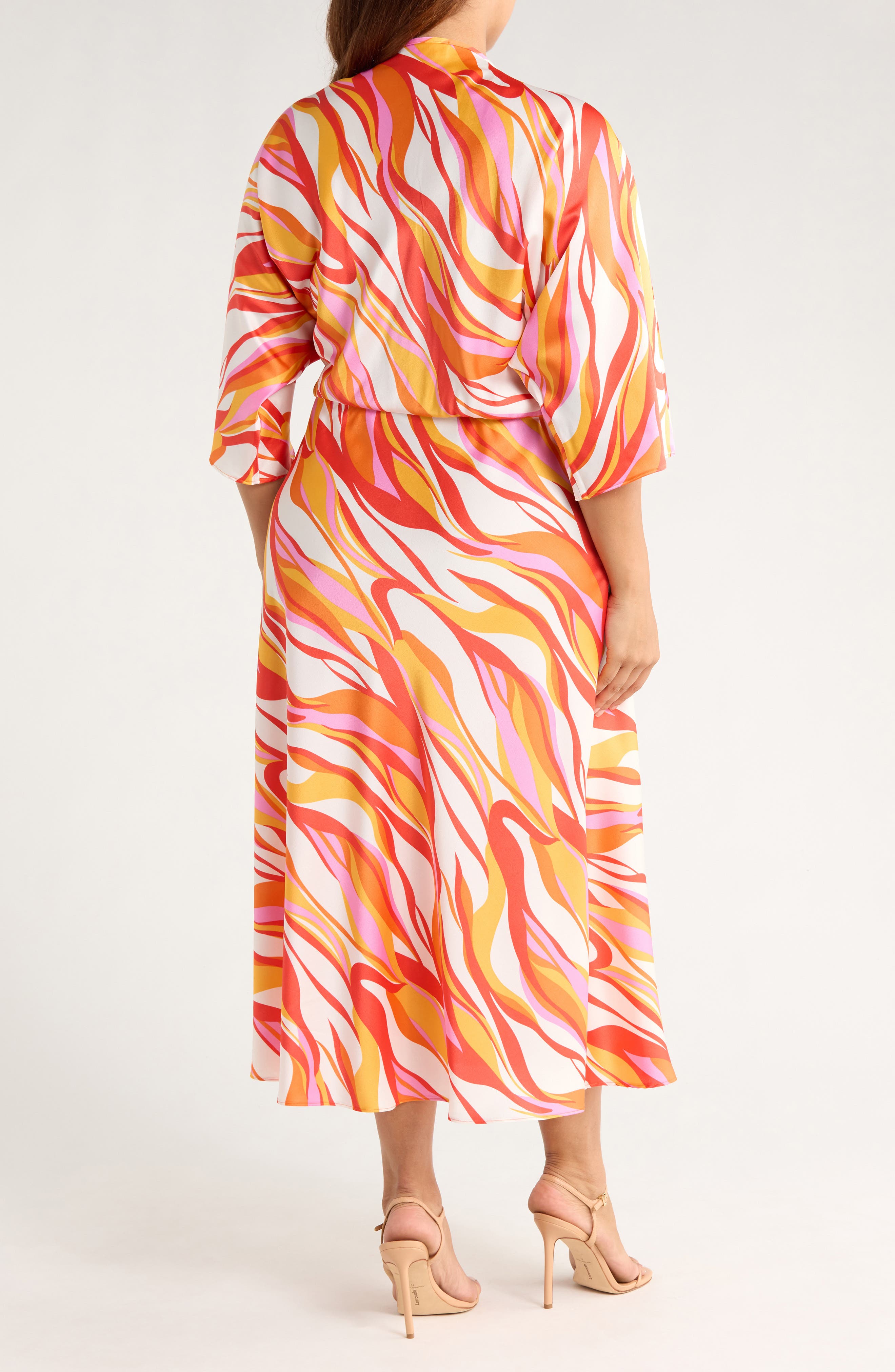 Abstract Front Twist Dress - image 4