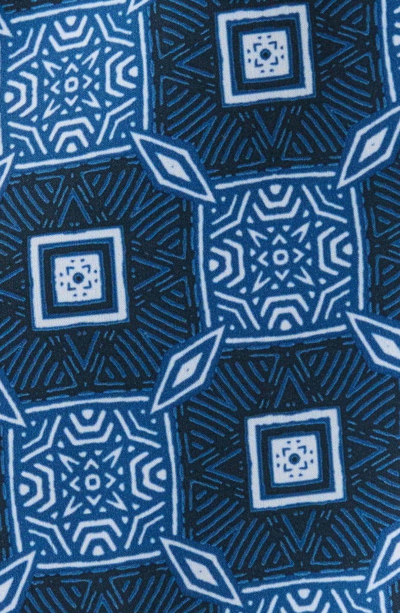 Tommy Bahama Naples Barcelos Tiles 6-Inch Performance Swim Trunks, Alternate, color, Dress Blues