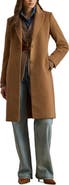 Lauren Ralph Lauren Single Breasted Wool Blend Coat