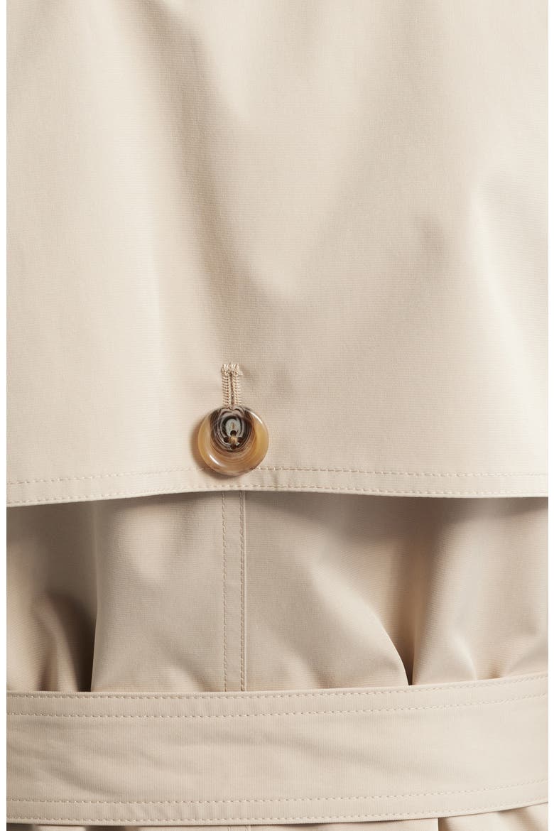Belted Crop Trench Coat, Alternate, color, STONE