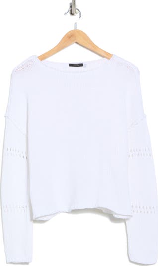 Open Stitch Detail Sweater