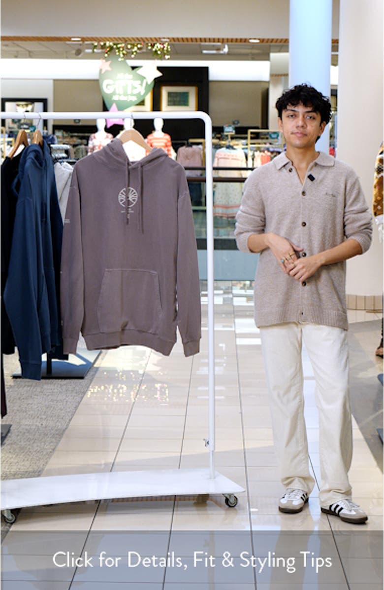 Expeditions Oversize Cotton Graphic Hoodie, sales video thumbnail