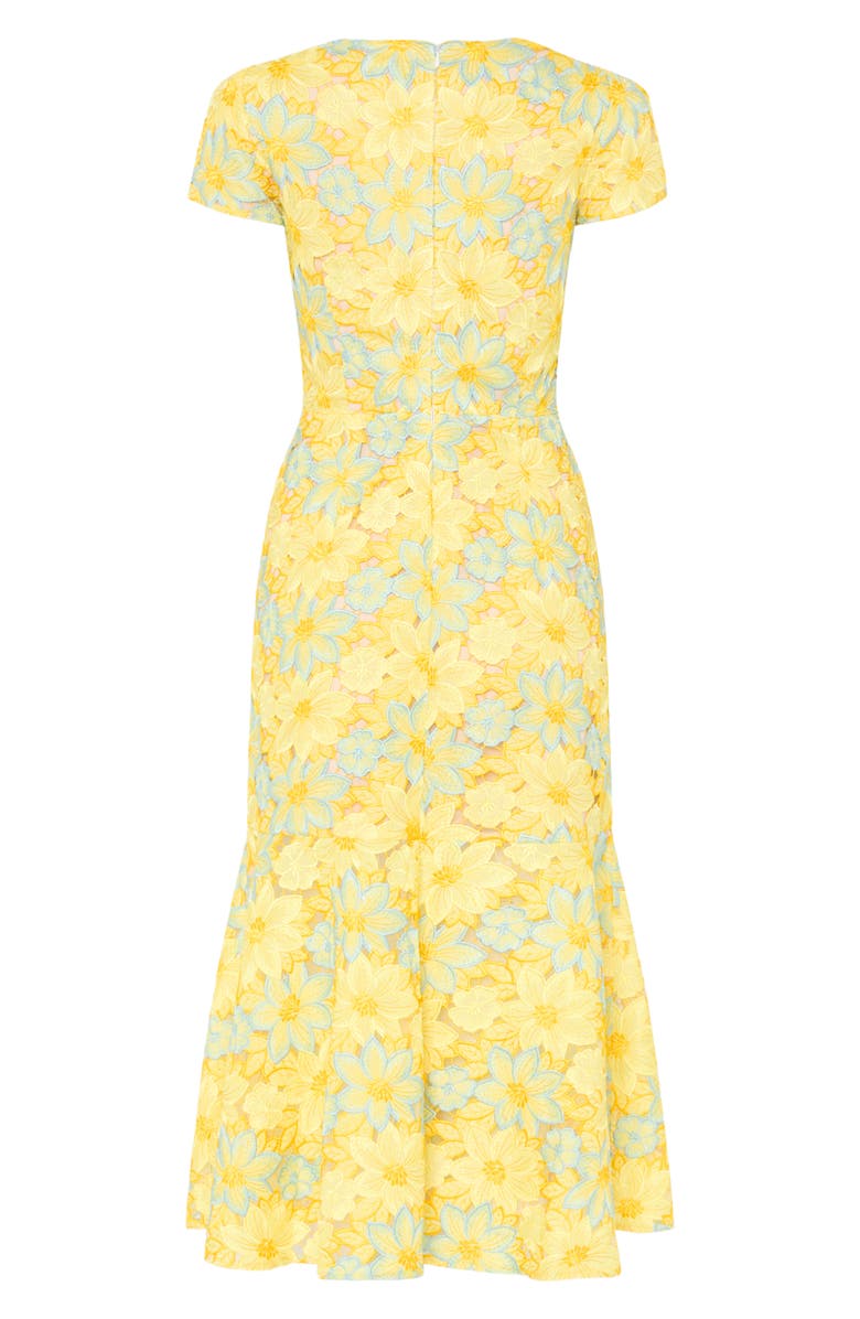 Milly Tahlia Floral Lace Dress, Alternate, color, 