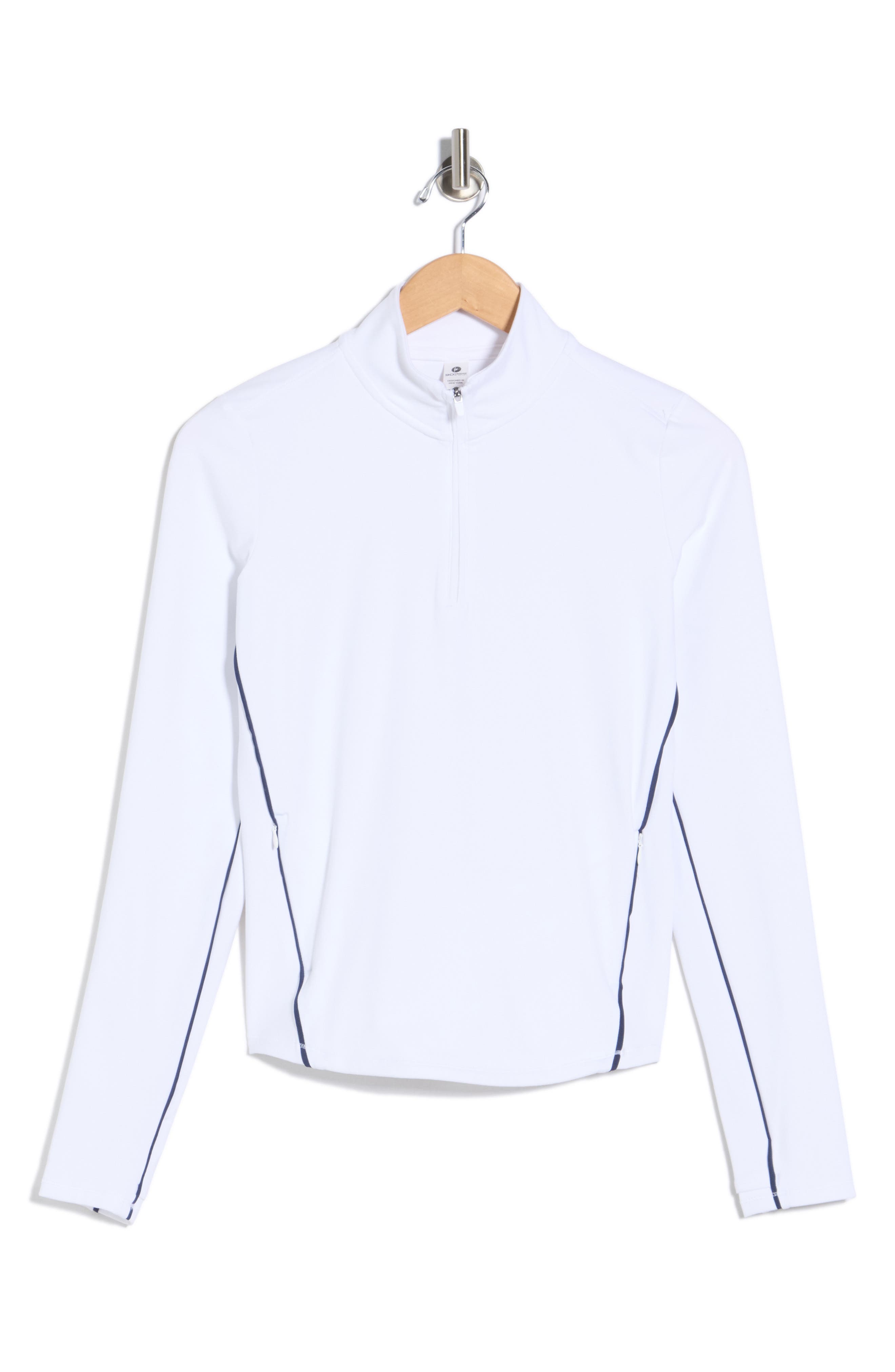 90 DEGREE BY REFLEX Tennis Interlock Half Zip Pullover