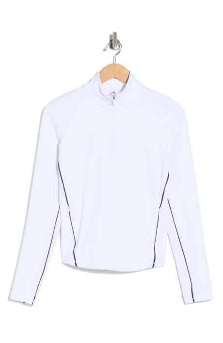90 DEGREE BY REFLEX Tennis Interlock Half Zip Pullover