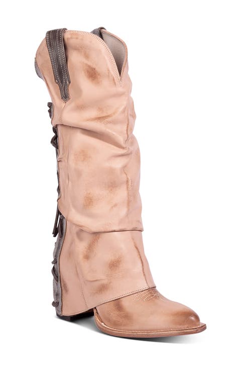 Jules Leather Western Boot
