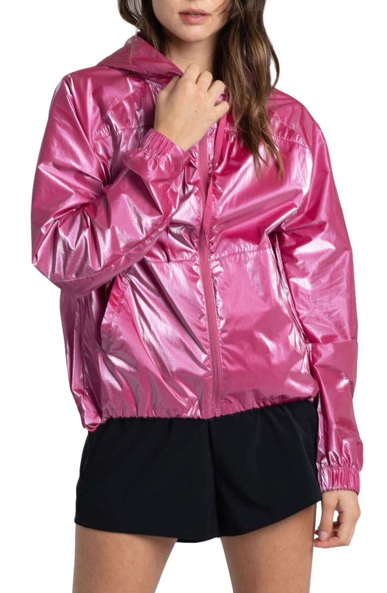Lole Ultralight Edition Packable Jacket, Main, color, Rhubarb