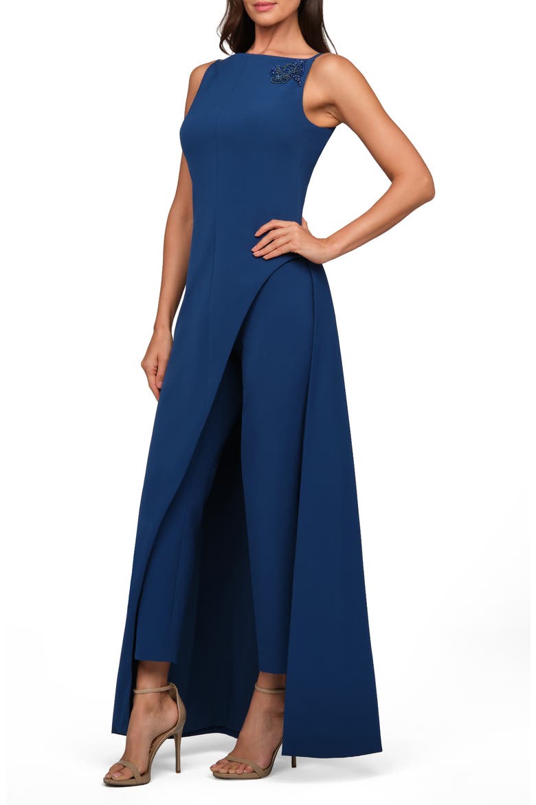 Darby Beaded Maxi Jumpsuit, Alternate, color, DARK BLUE
