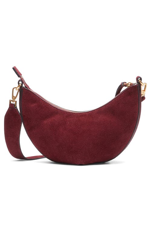 Rag & Bone Alix Leather Crossbody Bag In Burgundy