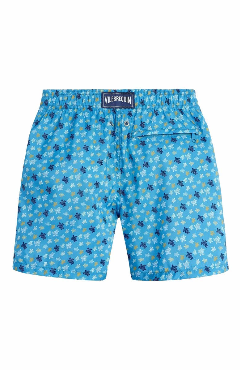 Vilebrequin Kids' Micro Ronde Des Tortues Rainbow Light Fabric Swim Shorts, Alternate, color,