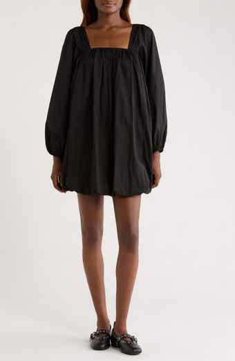 MELLODAY Long Sleeve Bubble Minidress