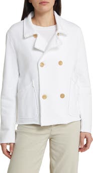 Frank & Eileen Mini Belfast Crop Knit Peacoat