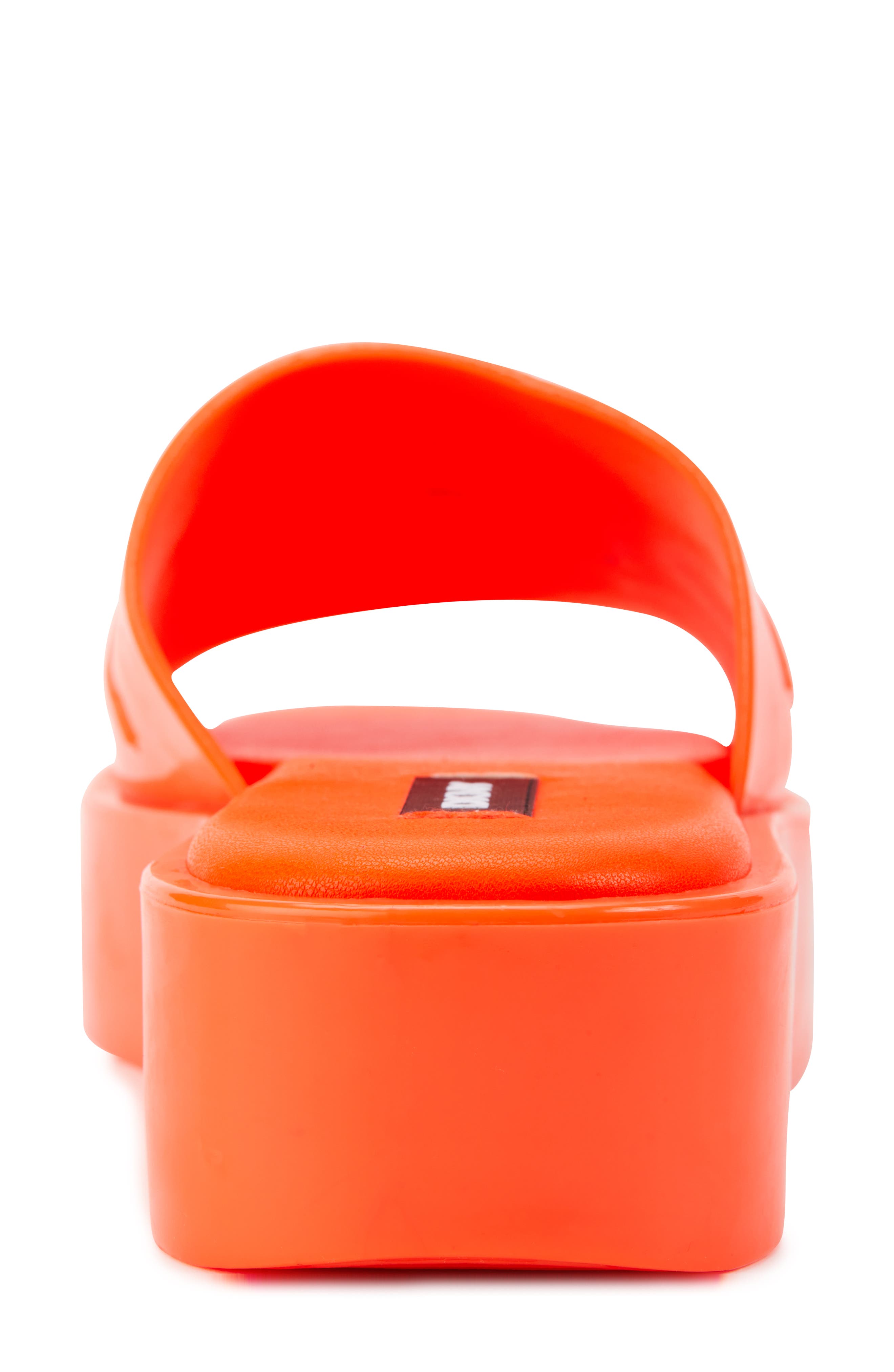 DKNY Laren Platform Slide Sandal, Alternate, color, Orange