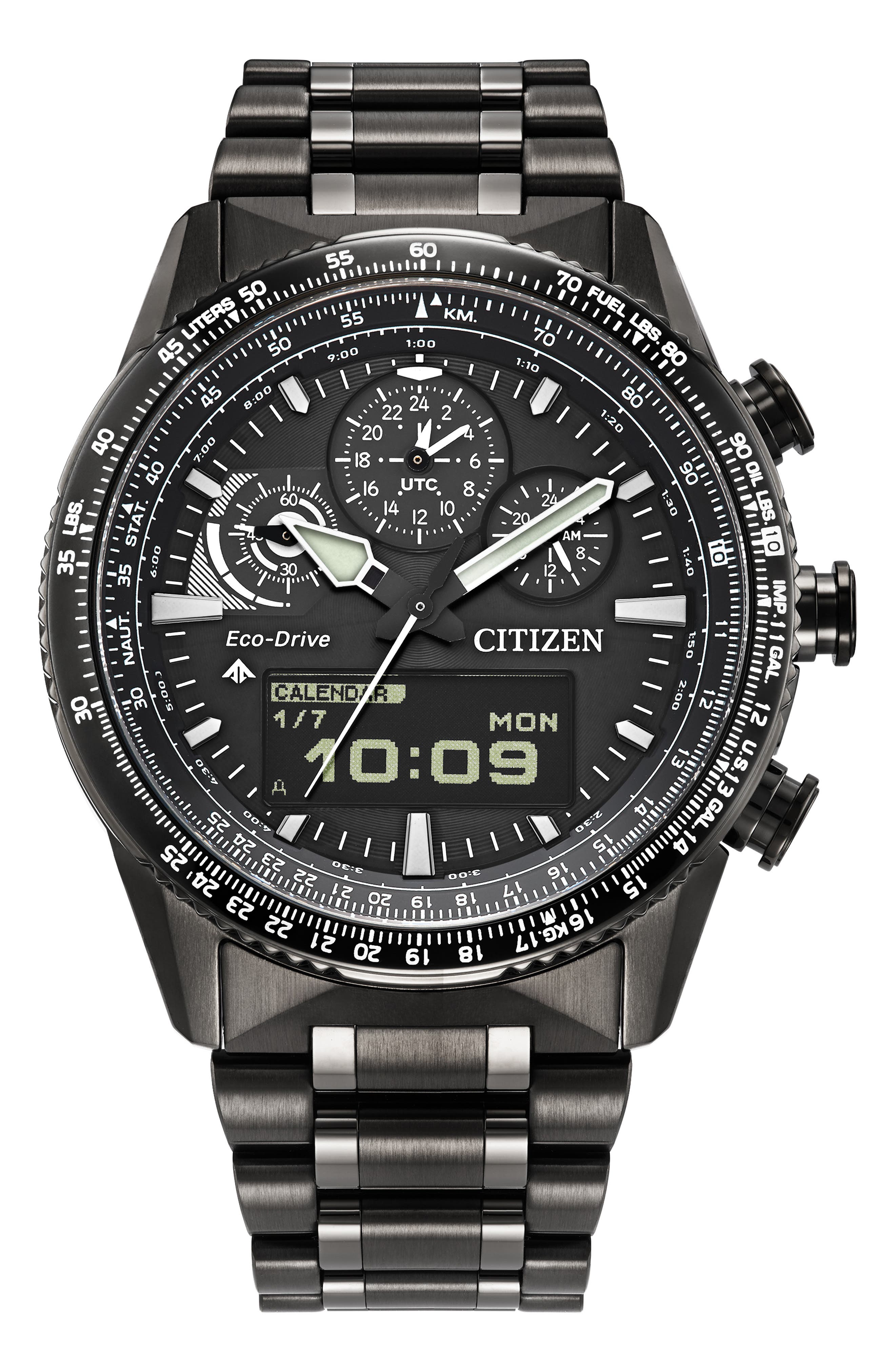 Citizen Tsuki-yomi Atomic Timekeeping Super Titanium™ Bracelet