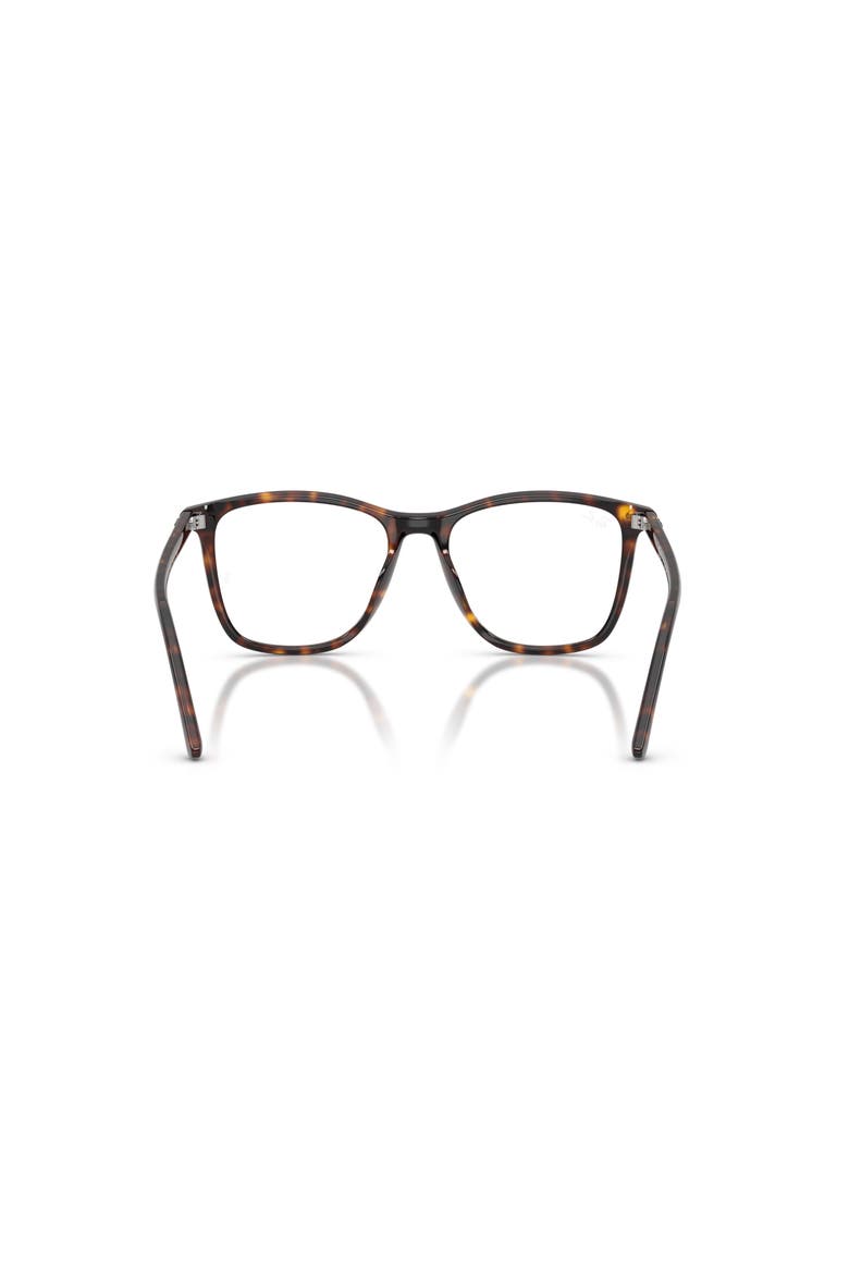 54mm Square optical glasses, Alternate, color, Tortoise
