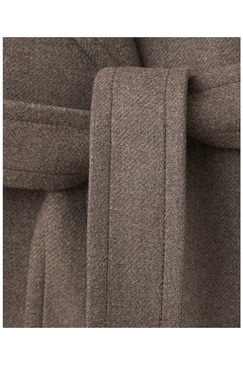 Traviata Oversized Wool Blend Coat, Alternate, color, MEDIUM BROWN