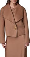Donna Karan New York Wool Blend Wrap Jacket