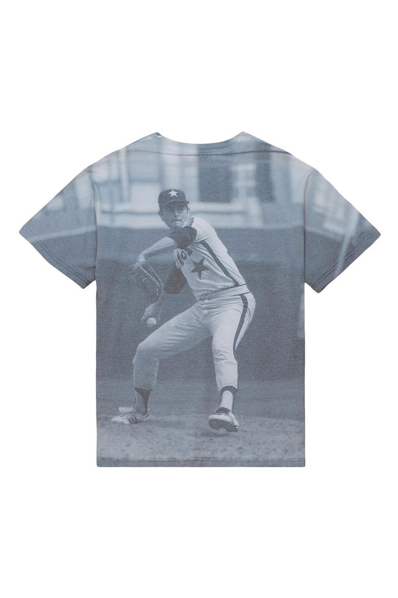 Men's Mitchell & Ness Nolan Ryan Houston Astros Cooperstown Collection Highlight Sublimated Player Graphic T-Shirt, Alternate, color, White