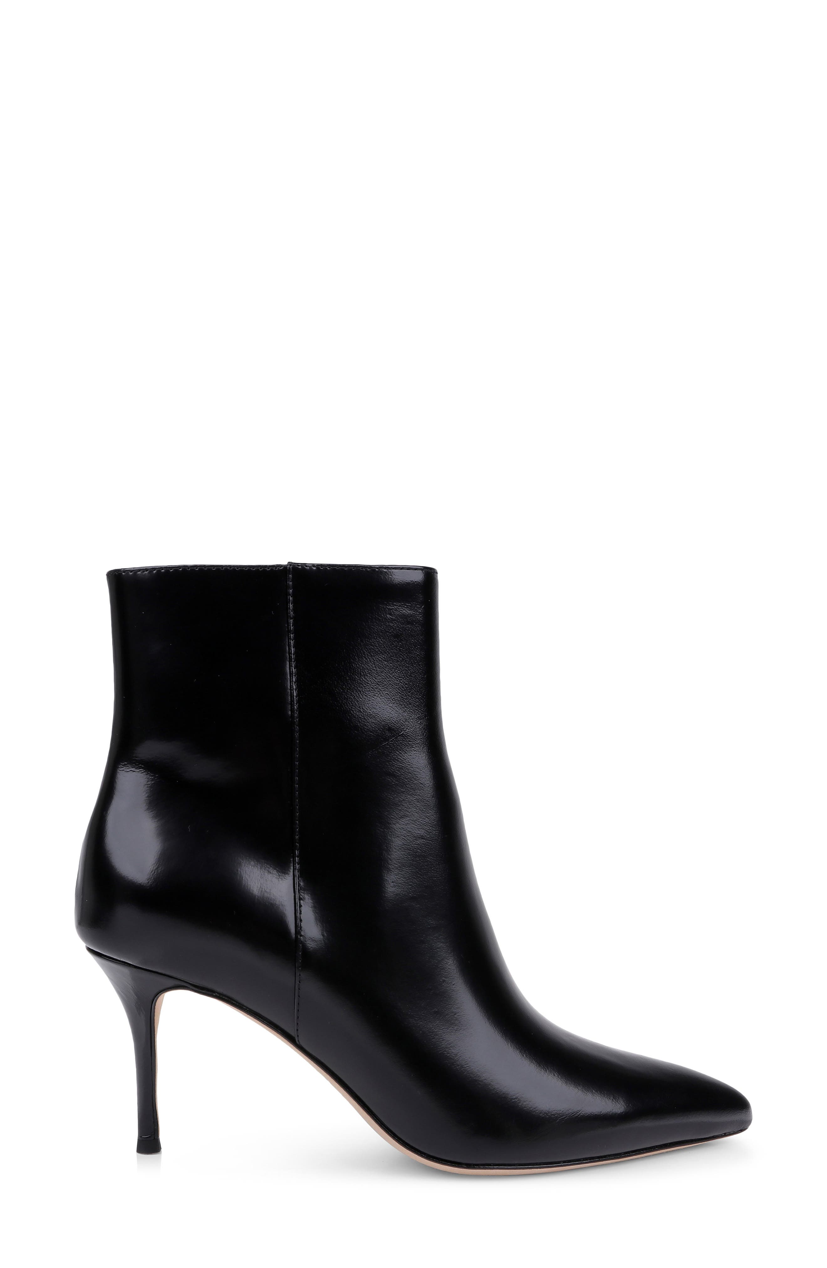 Houston II Leather Bootie, Alternate, color, BLACK LEATHER