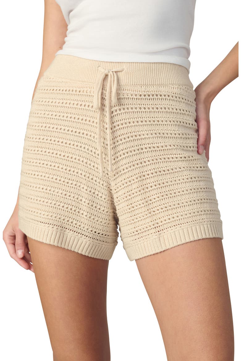 The Arlo Open Stitch Shorts, Alternate, color, CREME BRULEE