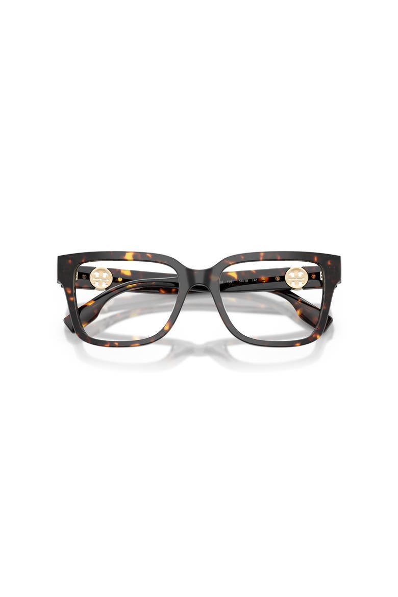 53mm Square optical glasses, Alternate, color, Tortoise