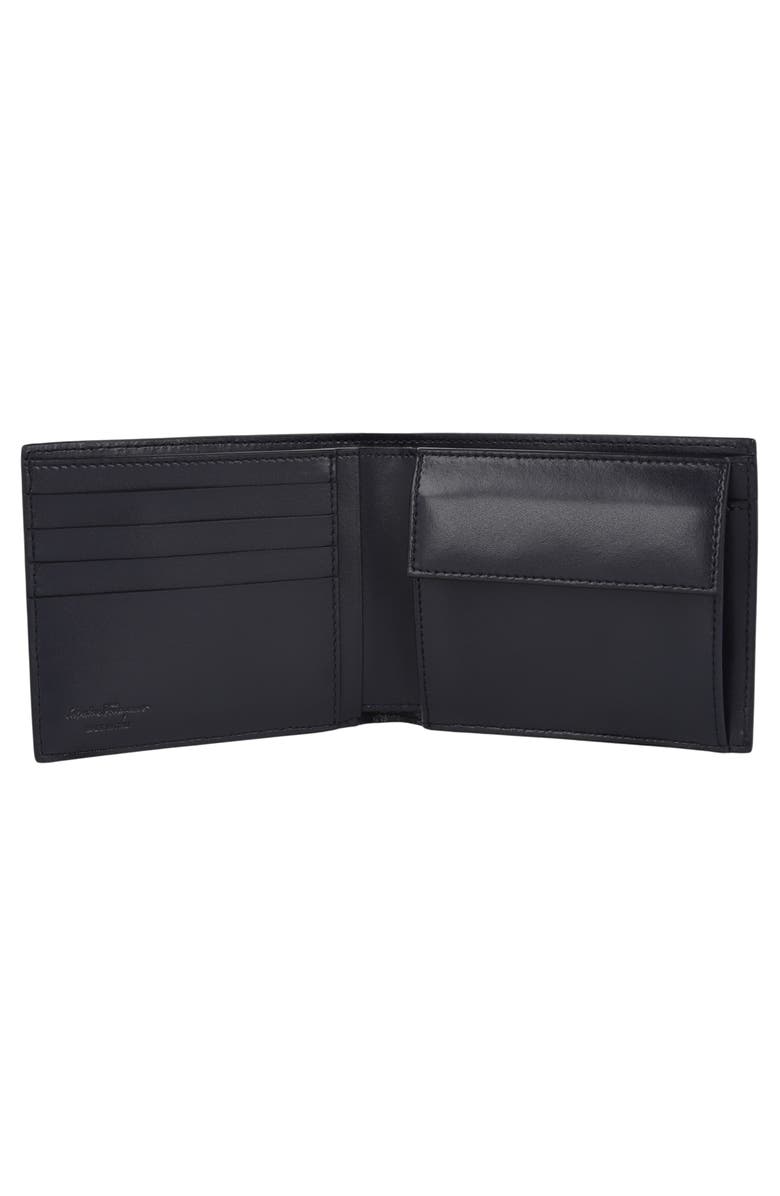 FERRAGAMO Crosta Polo Bifold Wallet, Alternate, color, Blue