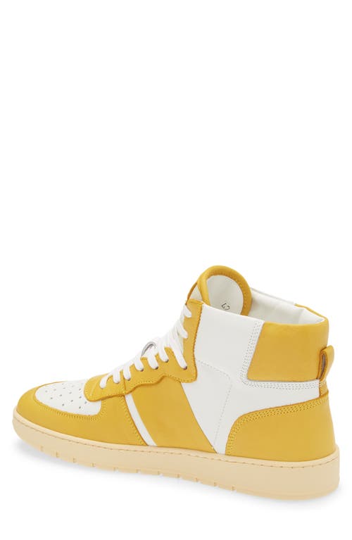 Collegium Pillar Destroyer High Top Sneaker In Yellow