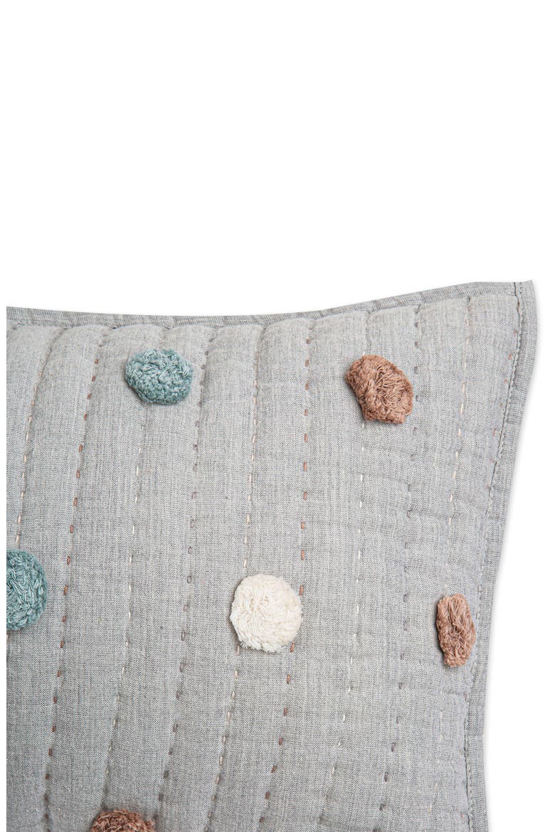 Square Decor Accent Pillow, Alternate, color, GREY