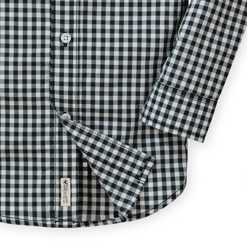 Hope & Henry Baby Boys' Poplin Button Down Shirt, Infant In Black Gingham