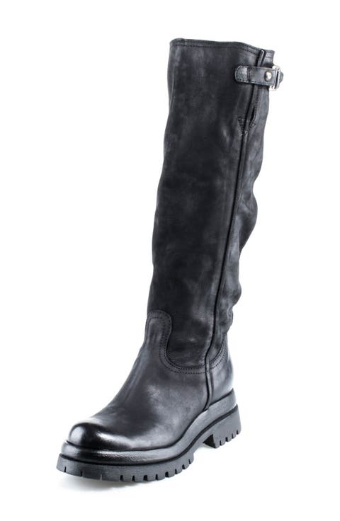Dirck Leather Knee High Boot