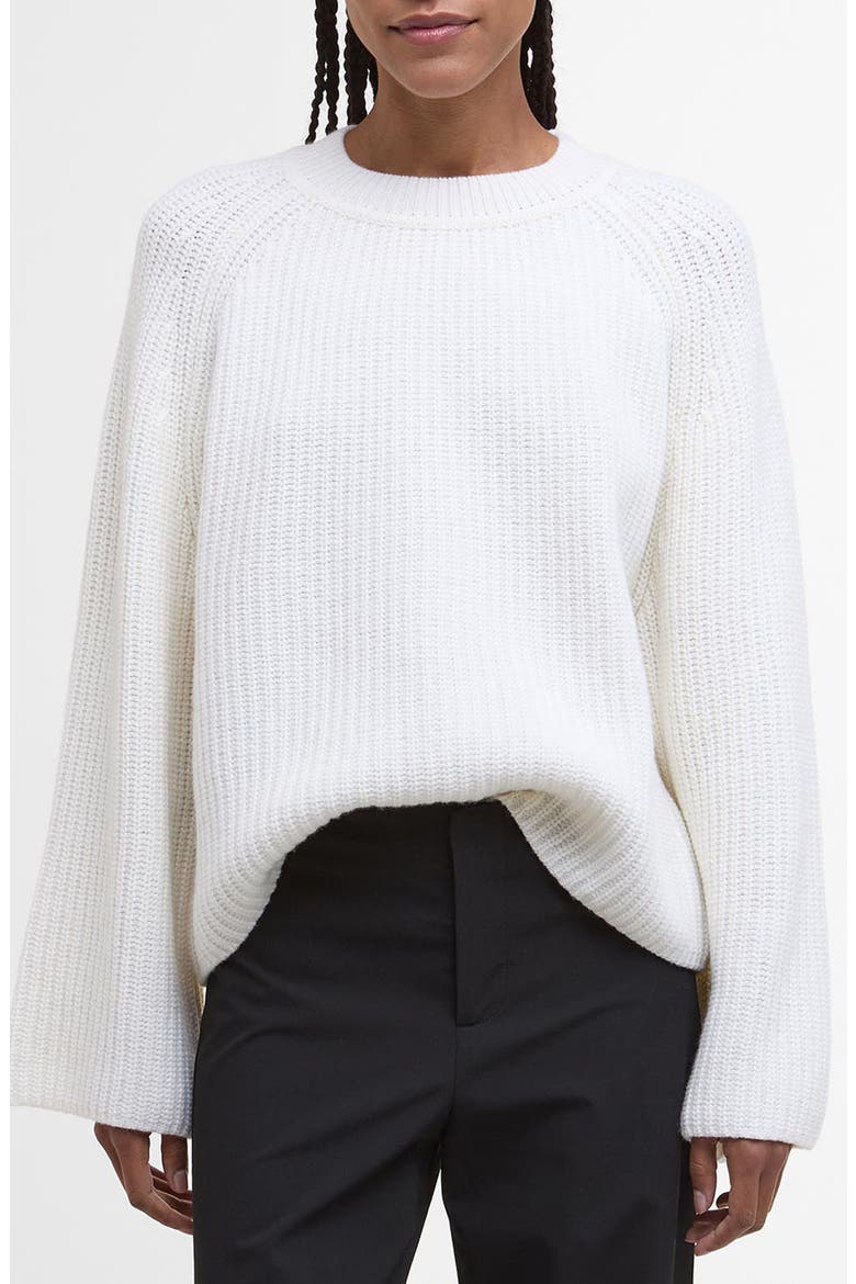 Wool Blend Crewneck Sweater, Main, color, CLOUD