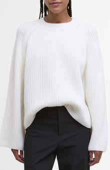 Wool Blend Crewneck Sweater