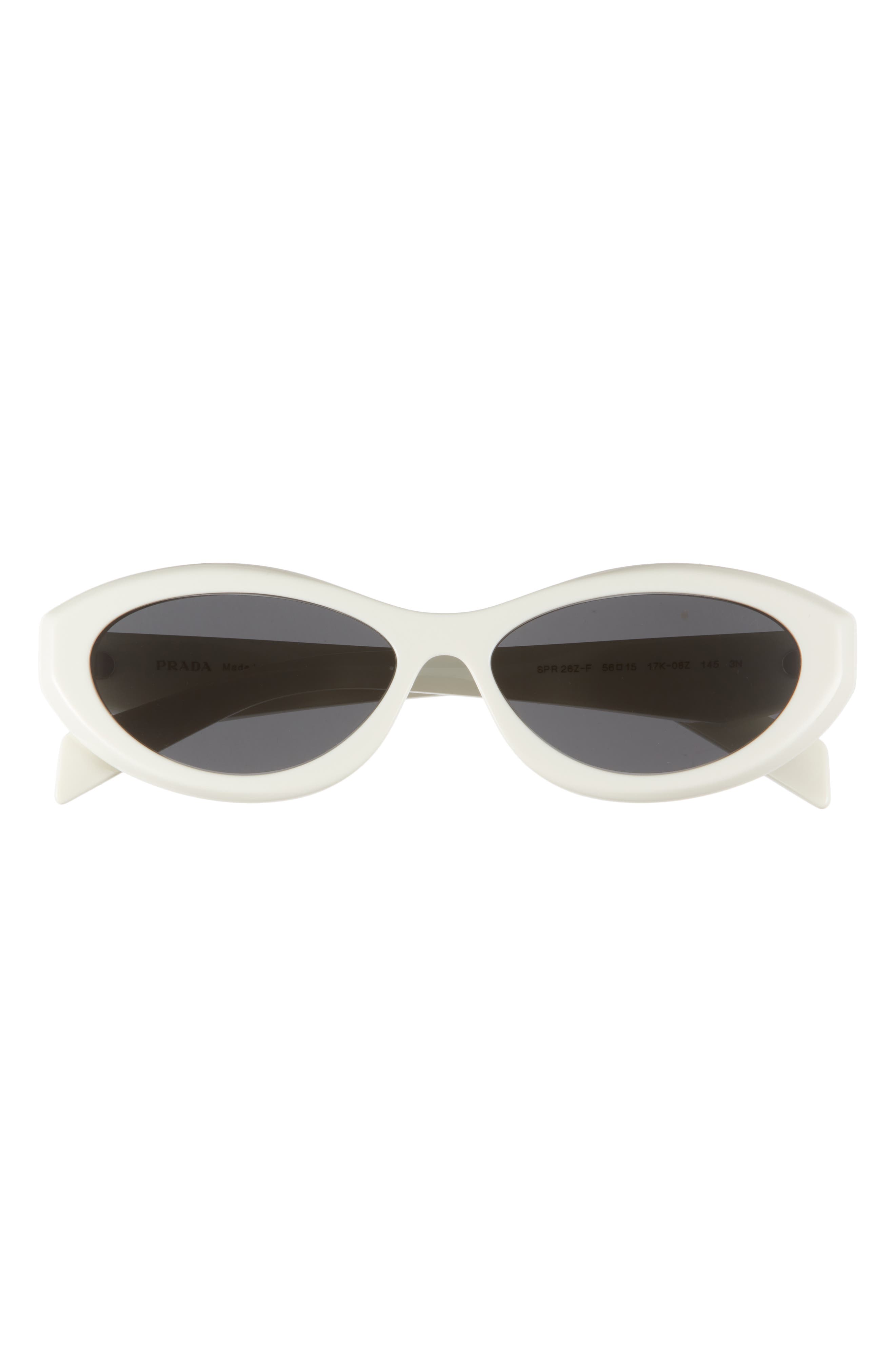 Prada 56mm Oval Sunglasses (Women) | Nordstrom
