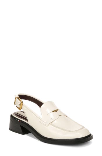 Franco Sarto Giada Slingback Loafer Pump In Vanilla