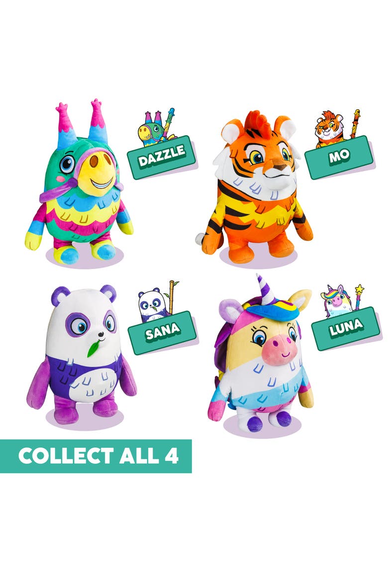 Piñata Smashlings Huggable 12" Plush Sana The Panda Series 1, Alternate, color, Multicolored