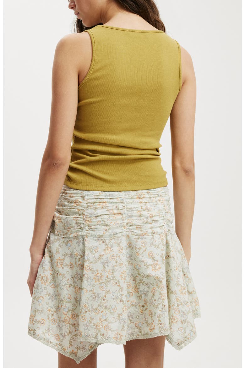 Georgie Hanky Hem Mini Skirt, Alternate, color, Olivia Floral