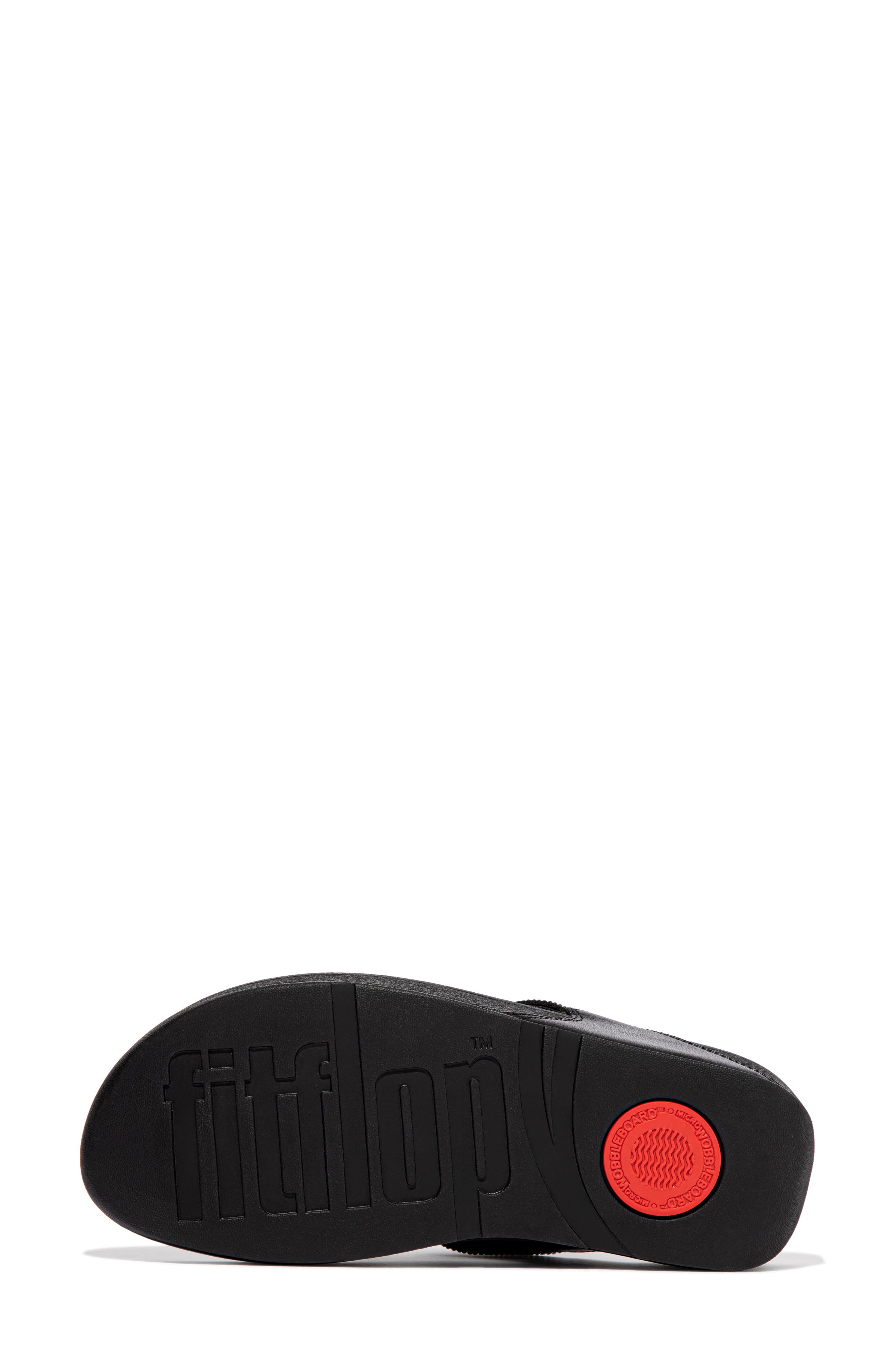 FitFlop Lulu Crystal Leather Wedge Sandal, Alternate, color, 