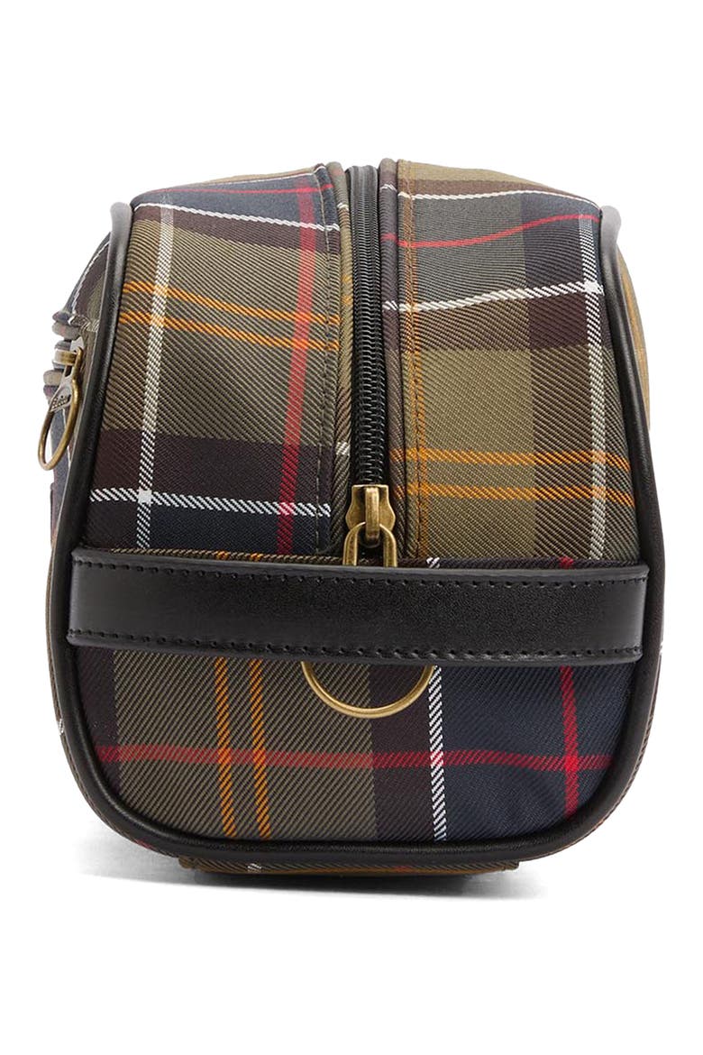 Tartan Dopp Kit, Alternate, color, CLASSIC/ BEACON