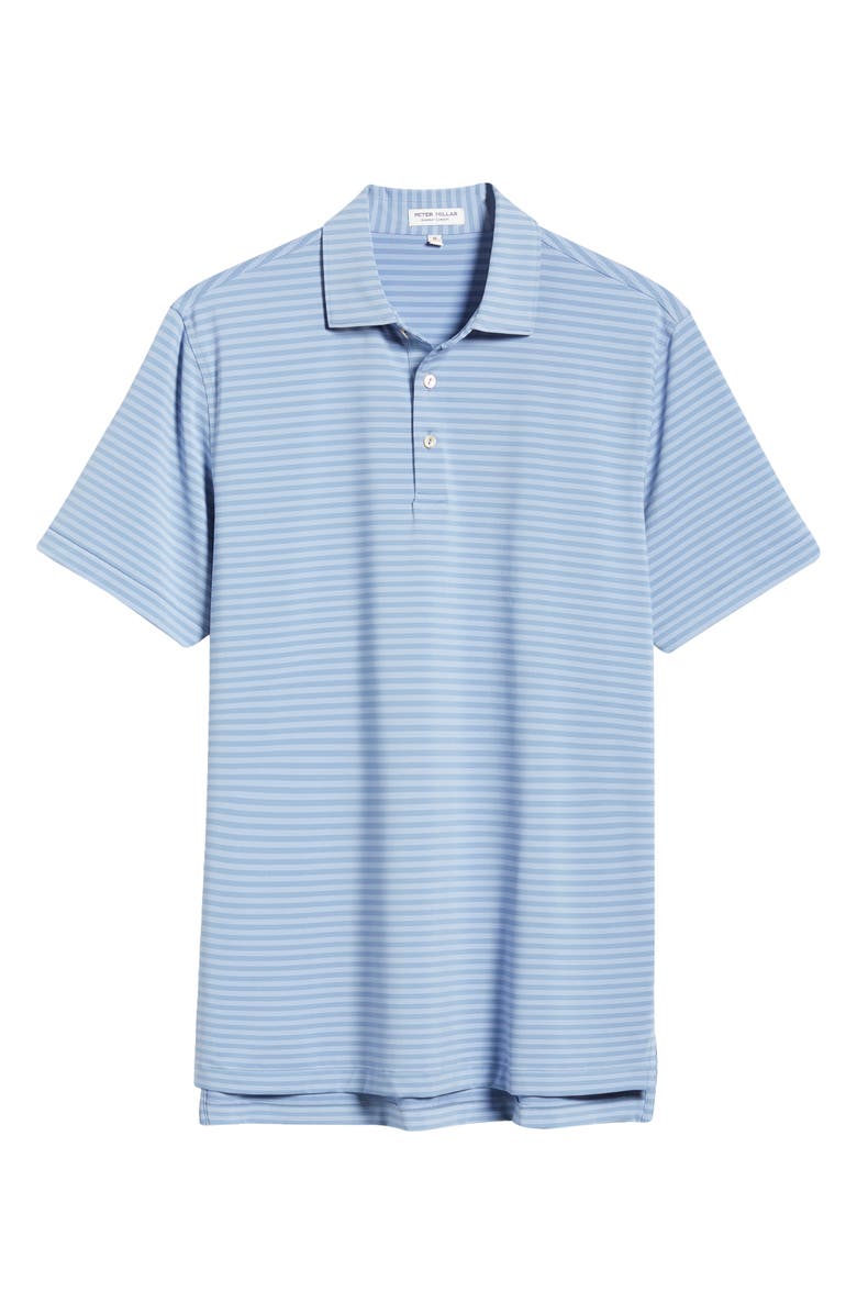 Peter Millar Baltic Stripe Performance Golf Polo, Alternate, color, Infinity