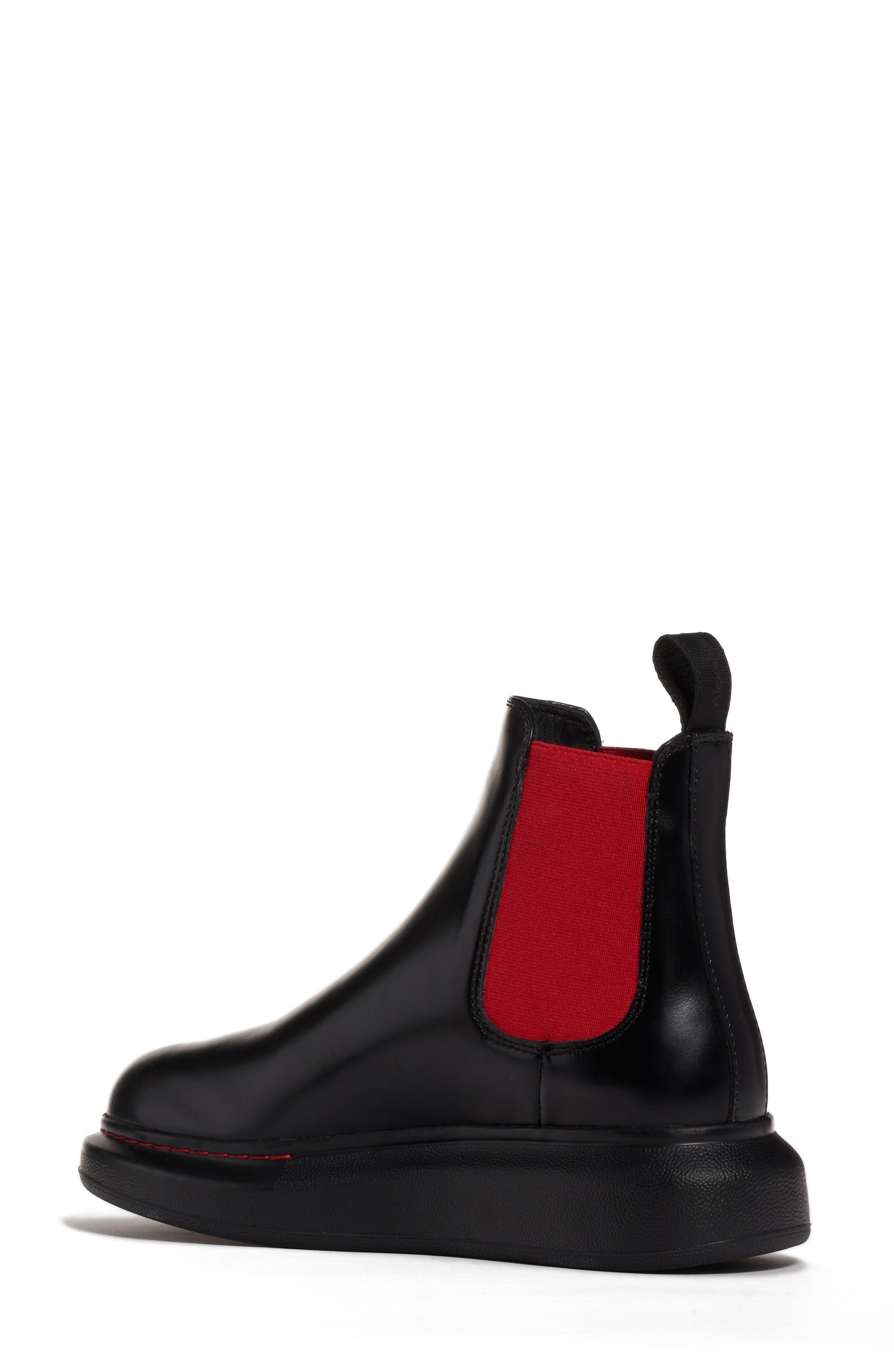 McQueen Alexander McQueen Platform Chelsea Boot, Alternate, color, 