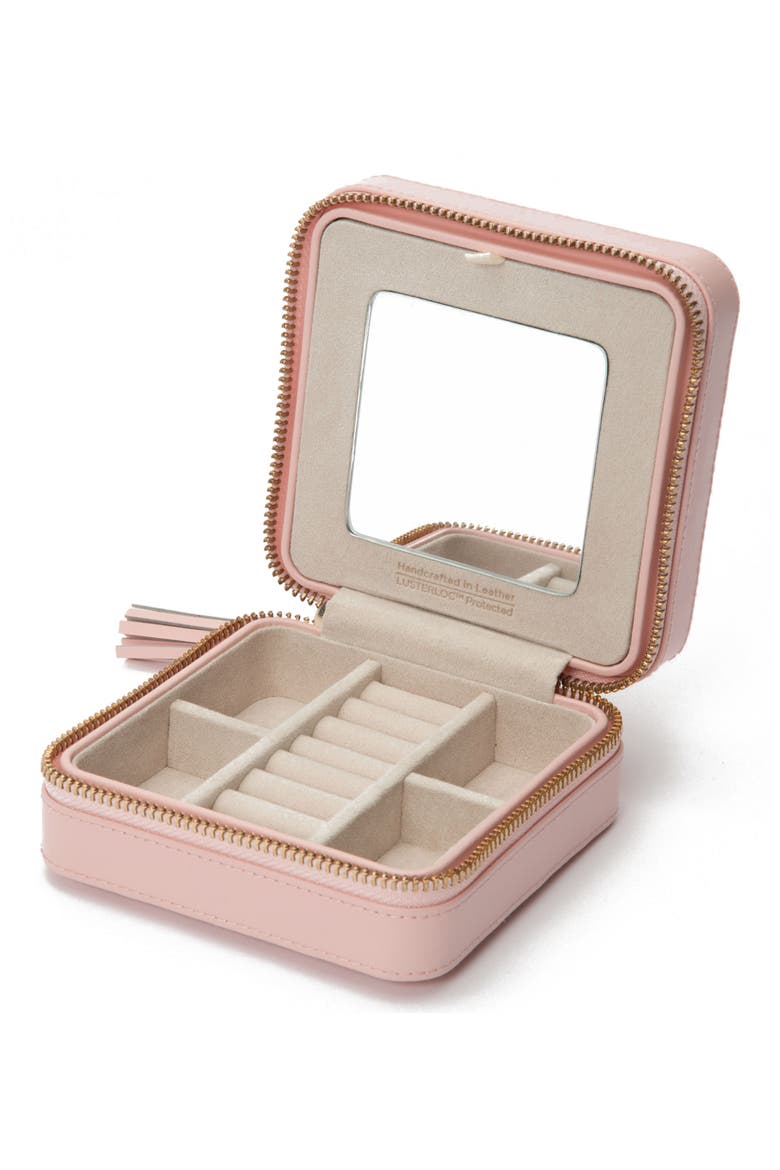 Caroline Zip Case, Alternate, color, ROSE QUARTZ