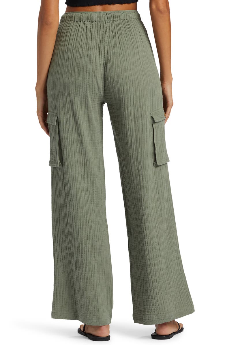Roxy Precious Cargo Cotton Drawstring Pants, Alternate, color, 