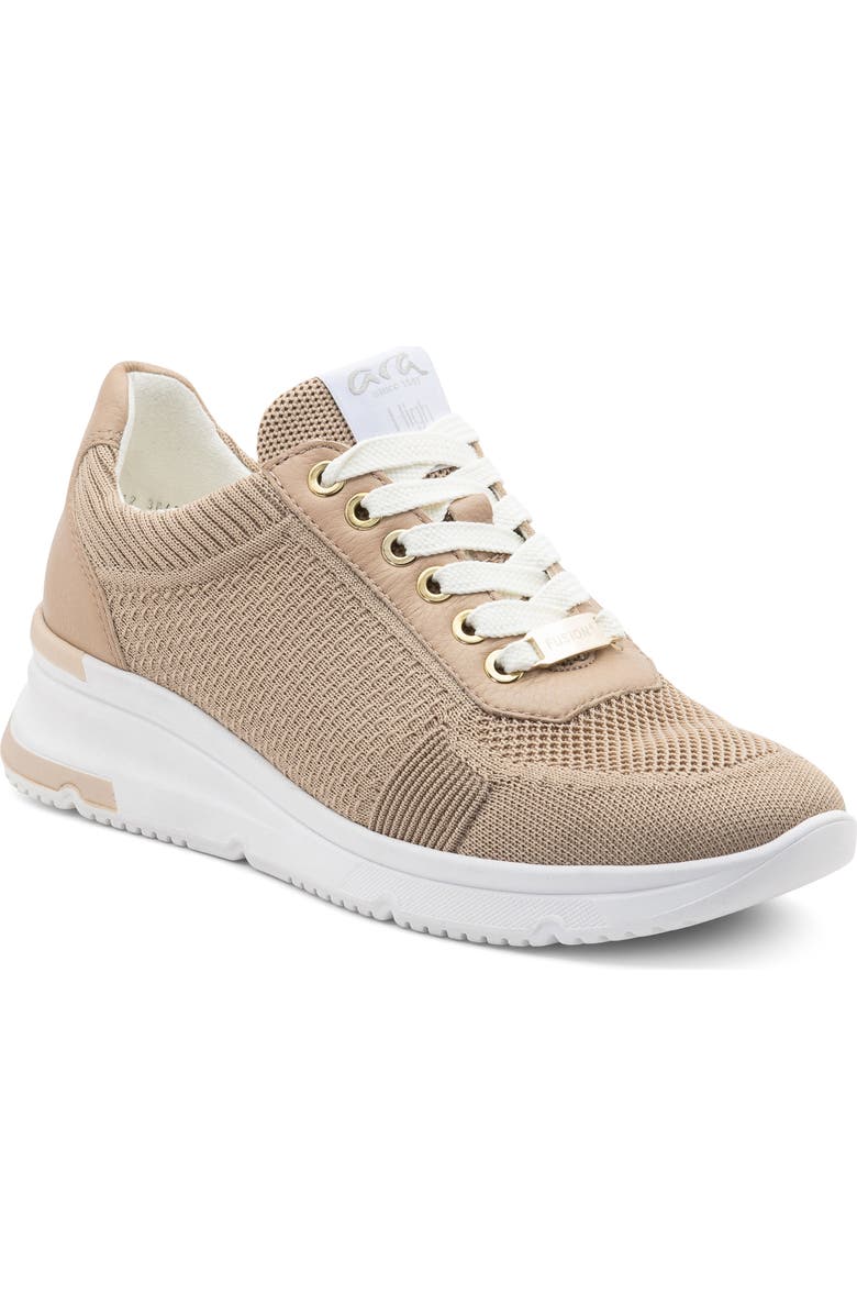 ara Nassau II Knit Wedge Sneaker, Main, color,