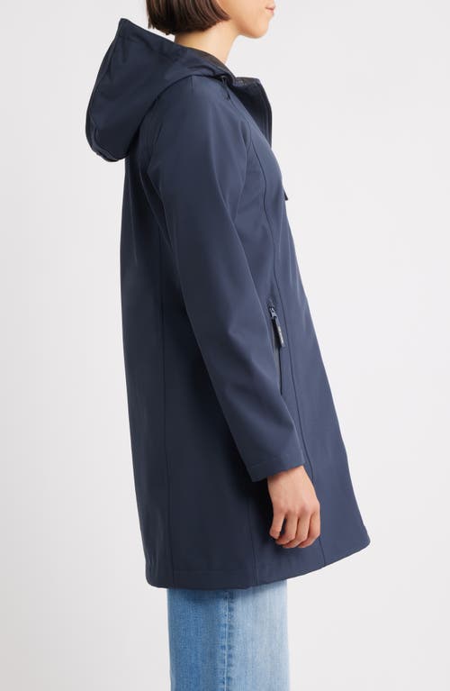 Ilse Jacobsen Daybreak Water Repellent Coat In Blue
