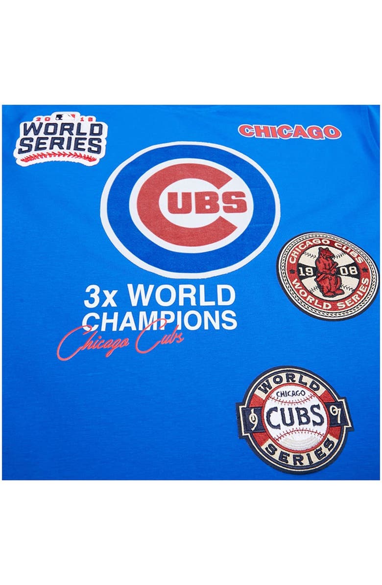 PRO STANDARD Men's Pro Standard Royal Chicago Cubs Championship T-Shirt, Alternate, color, 