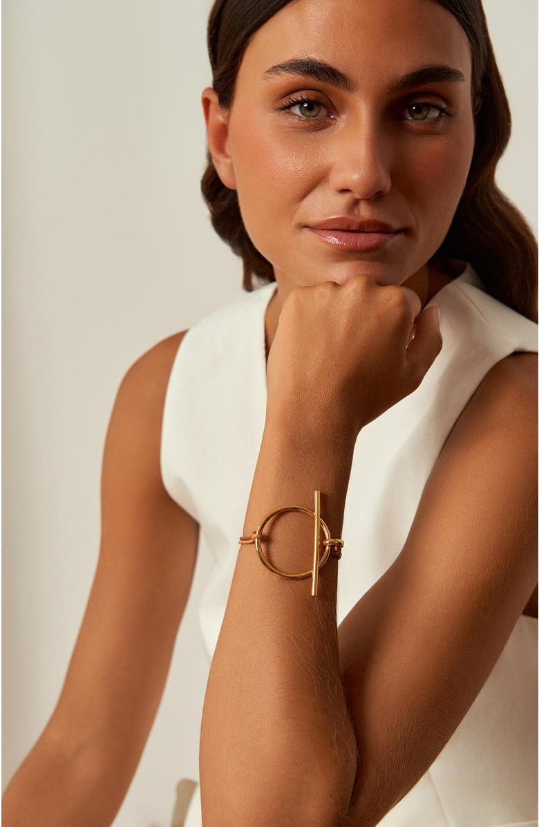 CXC Origins Slim Bracelet, Alternate, color, Gold